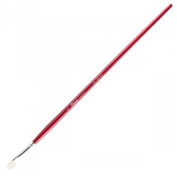 Кисть Щетина, плоская, №4, длинная ручка, дерево Creative Pinax 104004