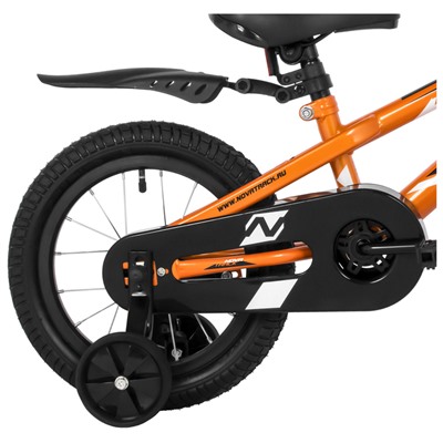Велосипед 14" Novatrack JUSTER, цвет оранжевый
