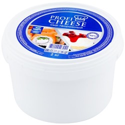 Сыр творожный "PROFI CHEESE" 70% ведро 2кг