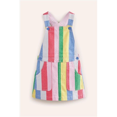 Boden Stripe Dungaree Dress