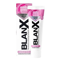 Зубная паста BlanX Glossy White, 75 мл