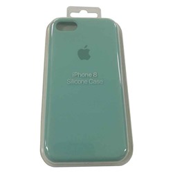 Силиконовый чехол для iPhone 7/8 голубой кадетский