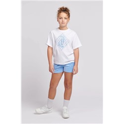 Juicy Couture Girls Diamond T-Shirt & Velour Shorts Set