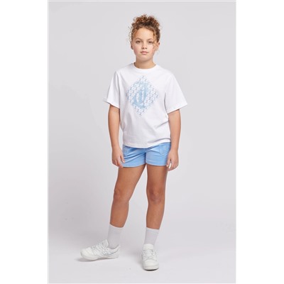 Juicy Couture Girls Diamond T-Shirt & Velour Shorts Set