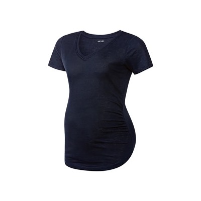 esmara® Damen Umstands-T-Shirt, mit seitlicher Raffung für den wachsenden Babybauch