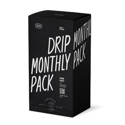 Кофе Дрип-пакеты Кения Маунт (30 дрип-пакетов для заваривания в чашке)