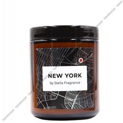 Свеча 250гр "New York" (грейпфрут, мускус) ручн.работа,100% парафин,время горения 20ч (12)