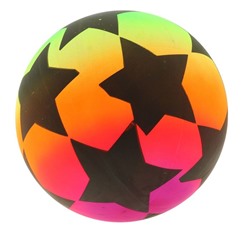 Мяч детский «Звёздочки», d=22 см, 70 г