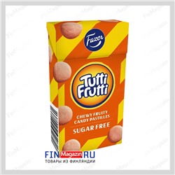 Фруктовые пастилки Tutti Frutti без сахара Fazer 40 гр