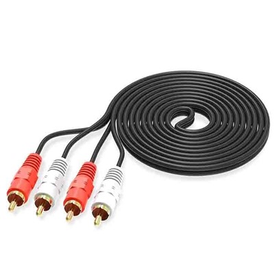 Кабель соединительный 2RCA на 2RCA ENERGY POWER  (черный) 1.5м