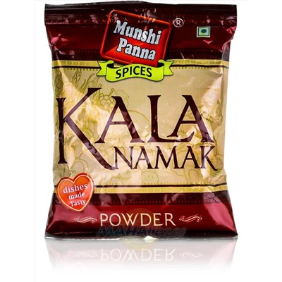 Черная соль Кала Намак, 100 г, производитель Мунши Панна; Black salt Kala Namak, 100 g, Munshi Panna