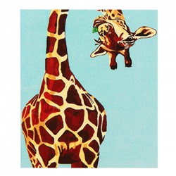 Картина по номерам 40*50 КОКОС Жираф холст на подрамнике 215025