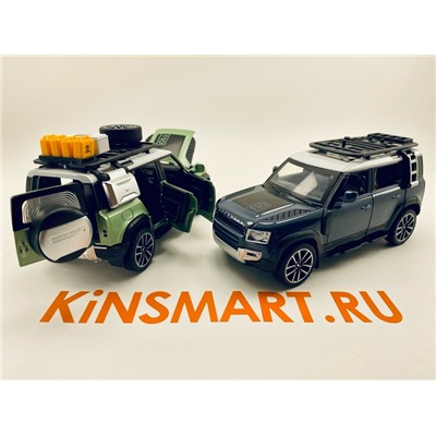 Land Rover с канистрами 1:32 без ИНД упаковки(размер 6*16см)арт 110