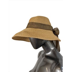 Летняя женская шляпа, цвет крафт