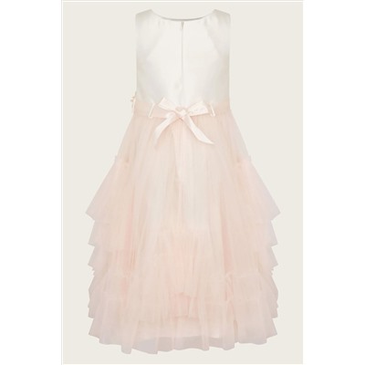 Monsoon Pink Sofia Ruffle Dress