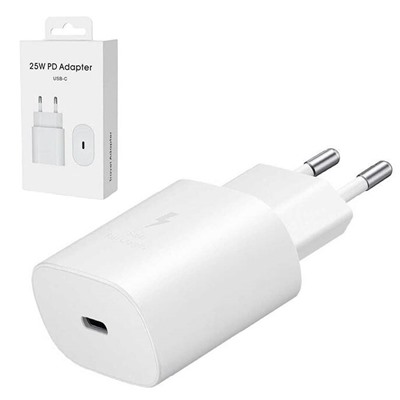 Сетевой адаптер питания Sams USB-C 25W AAA (белый)