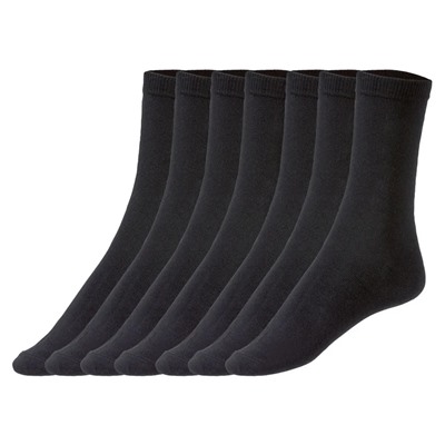 esmara® Damen Socken, hoher Bio-Baumwollanteil, 7 Paar