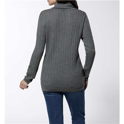 Пуловер, серый