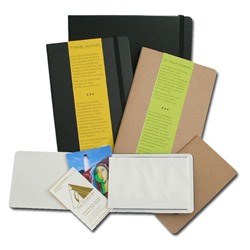 Hahnemuhle Блокнот для набросков "Travel Journals", 140 г/м2, 13,5х21 см, 62 л, портрет, жесткая обложка с резинкой