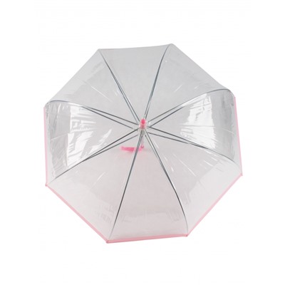 Зонт прозрачный купол розовый   /  Артикул: 96075 / 
OCTATOK НА СКЛАДЕ: 
1 - 6 шт.