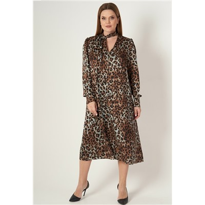 Платье Gizart 5195 леопард