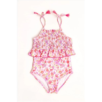 Nicole Miller Pink Floral Swimsuit