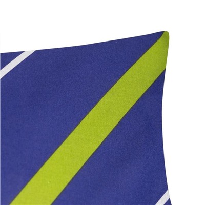 Наволочка Этель «Зелёно-синие зигзаги» 70х70, поплин, 125 г/м2