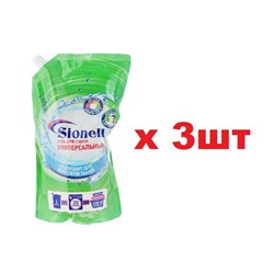 Sionell Гель для стирки 1л Универсальный 3шт