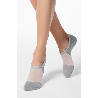 Женские носки укороченные с капроновой вставкой Conte Elegant