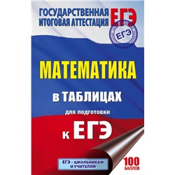 ЕГЭ. Математика в таблицах. 10-11 классы