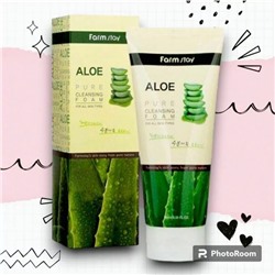 FarmStay Пенка для умывания "Алоэ" Aloe Pure Cleansing Foam, 180мл