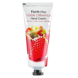 Farm Stay Крем для рук Visible Difference Hand Cream Strawberry (Клубника), 100мл