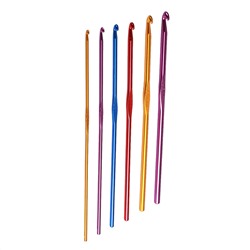 Набор крючков для вязания 2-4,5 мм, 6 шт.