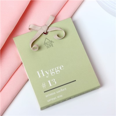 Аромасаше "Hygge" ароматическое, 8х10 см, цитрус и юзу, 16 гр