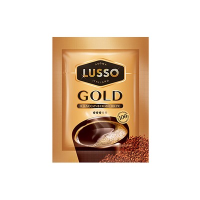 «LUSSO», кофе Gold, растворимый, 2 г