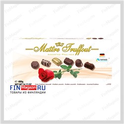 Шоколадные конфеты Maitre Truffout Pralines (роза) 400 гр