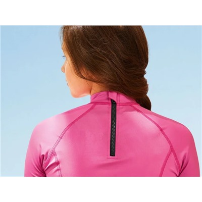 Mistral Damen Schwimmshirt mit Reißverschluss am Rücken