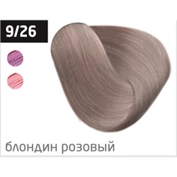 OLLIN performance 9/26 блондин розовый 60мл перманентная крем-краска для волос