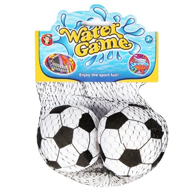 **YG Sport Детская игра "Бомбочка-всплеск" в пакете (8 см, 2 шт., черно-белый)
