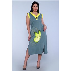 Платье 71063 - оливковый (Н)
