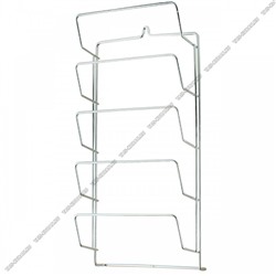 Подставка настен д/крышек 5-ти секц, прямоугол, h33см, оцинк