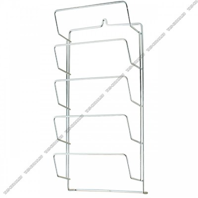 Подставка настен д/крышек 5-ти секц, прямоугол, h33см, оцинк