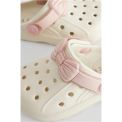 Baker by Ted Baker Girls Clogs with Ankle Strap and Bow