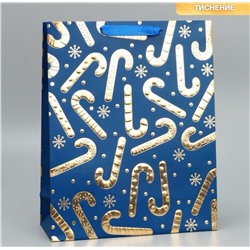 Пакет подарочный «Новогоднее настроение» 32 × 26 × 10 см