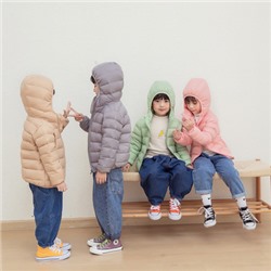Внесезонная детская одежда детский легкий пуховик детская зимняя куртка для мальчиков и девочек