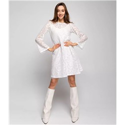 Платье #БШ2043, белый