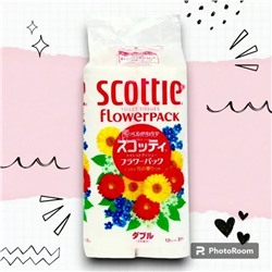 Туалетная бумага Crecia "Scottie FlowerPACK" двухслойная (25 м) 12 шт