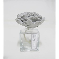 Комнатный аромат Missi 50 мл. Черная ваниль с серыми цветочными камнями