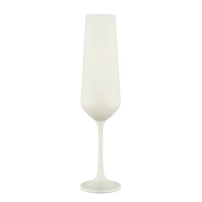 Сандра бокал для шампанского 200 мл D5176 (*6) Белый матовый