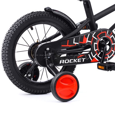 Велосипед 14" Rocket 100, цвет черный